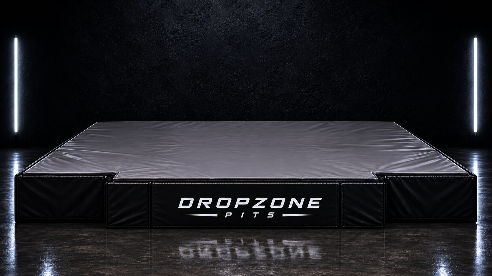 Dropzone Pits high jump landing system